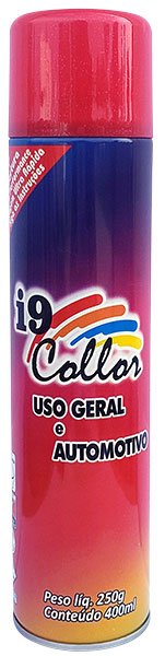 i933 TINTA SPRAY VERMELHO METALICO