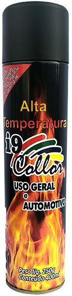 i936 TINTA SPRAY PRETO ALTA TEMPERATURA